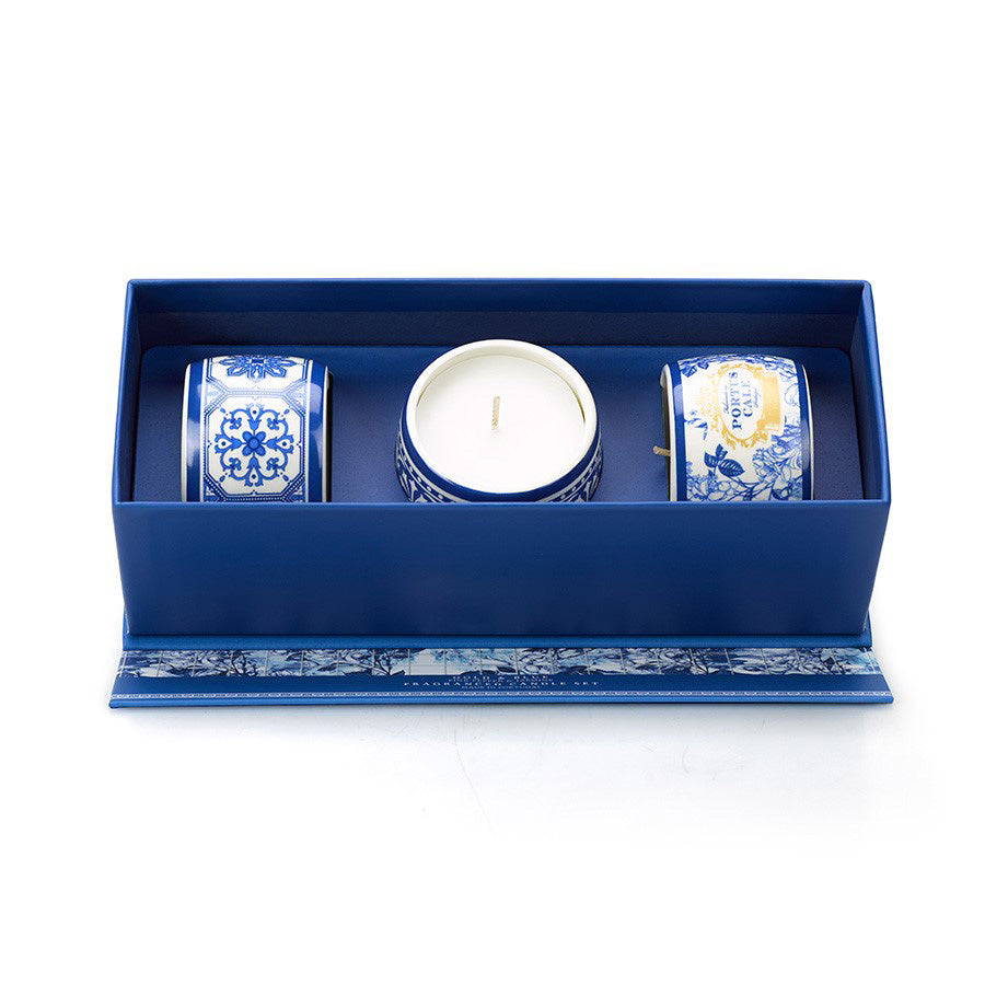 Gold & Blue Aromatic Tealight Set