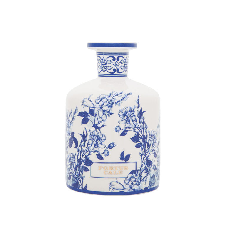 Gold & Blue Porcelain Bottle 2L