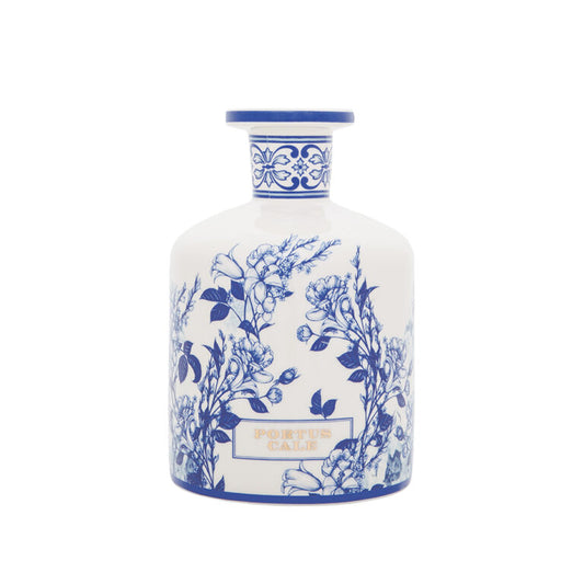 Gold & Blue Porcelain Bottle 2L