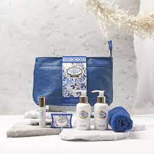 Gold & Blue Travel Set