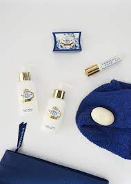 Gold & Blue Travel Set